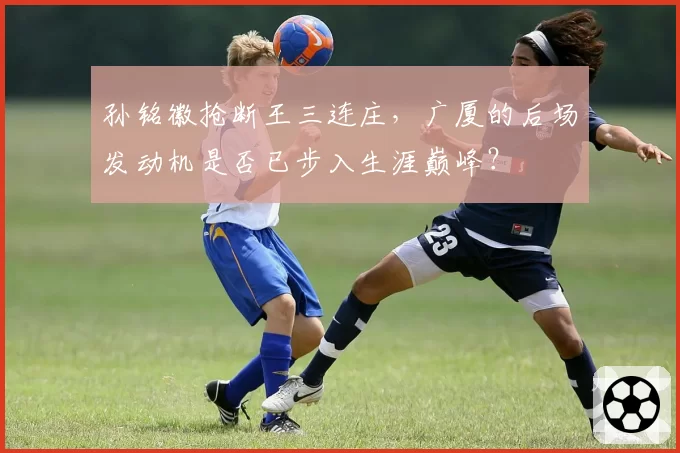 孙铭徽抢断王三连庄，广厦的后场发动机是否已步入生涯巅峰？